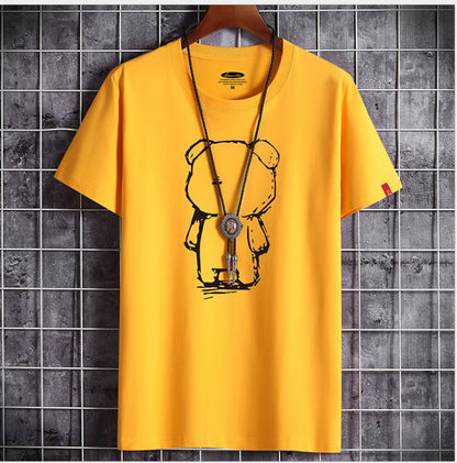 Cliff – Casual T-Shirt with Bear Animation