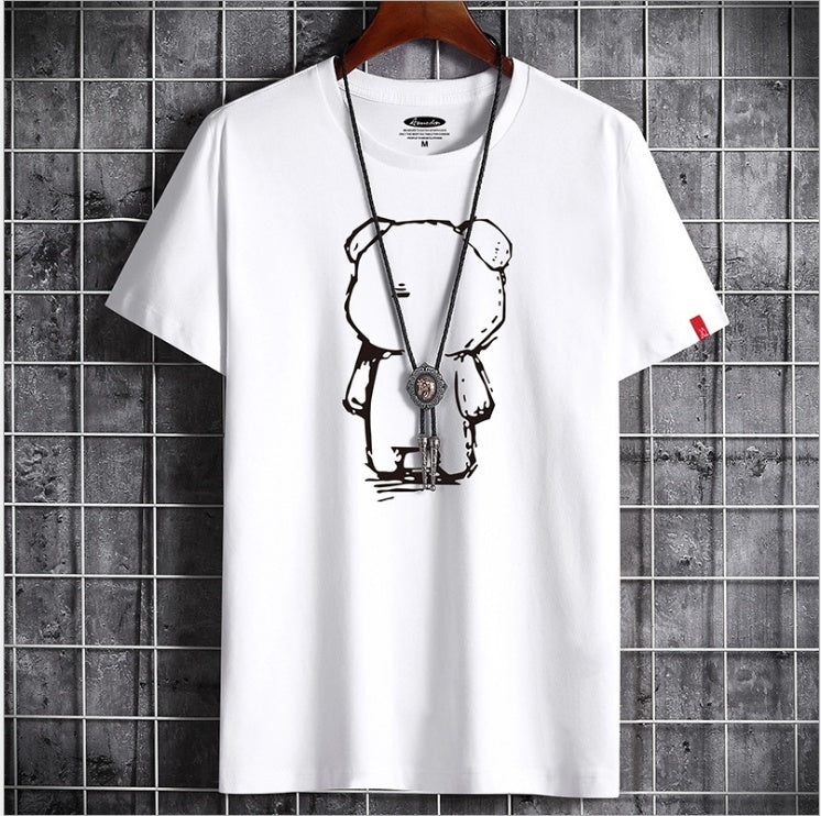 Cliff – Casual T-Shirt with Bear Animation