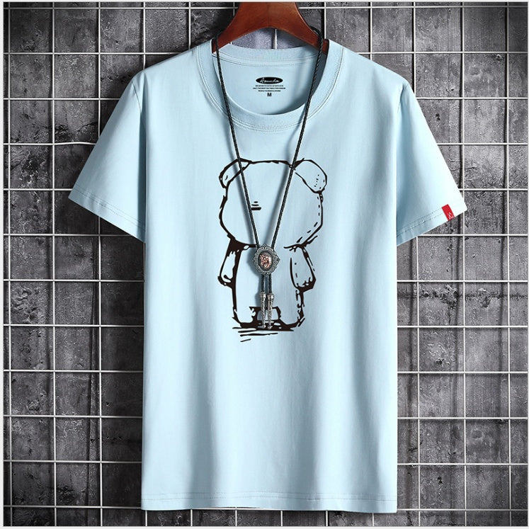 Cliff – Casual T-Shirt with Bear Animation