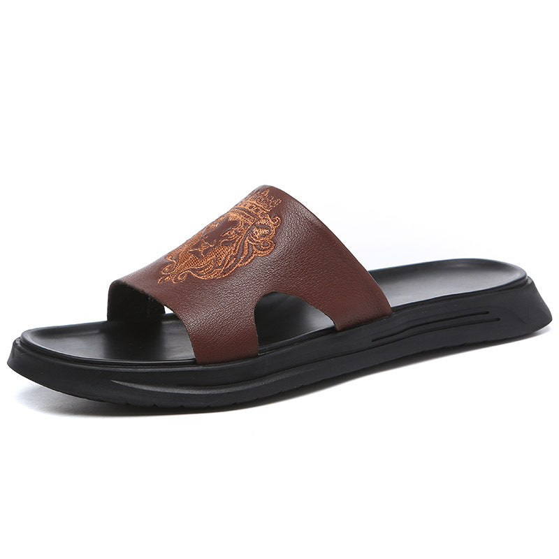 Gary – Summer Men's Beach Sandals in Vegan Leather