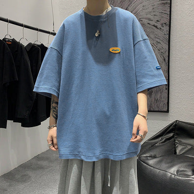 Jeremy – Relaxed Japanese T-Shirt with 5 Sleeves and Crew Neck