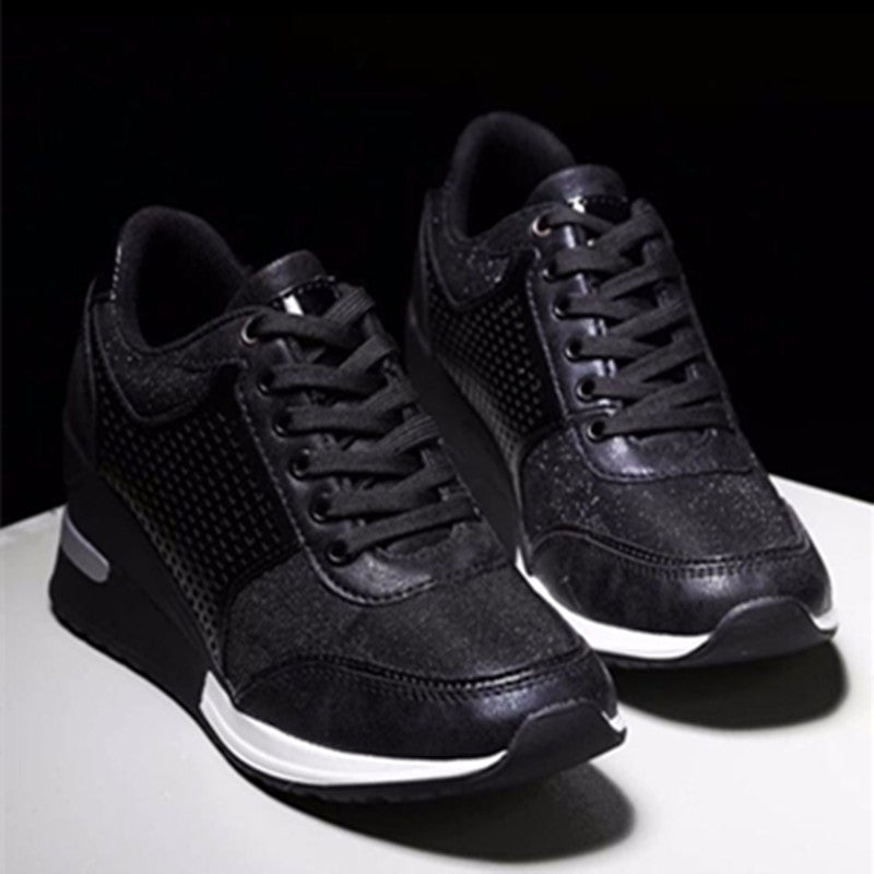 Audrey – Women's Platform Lace-Up Sneakers