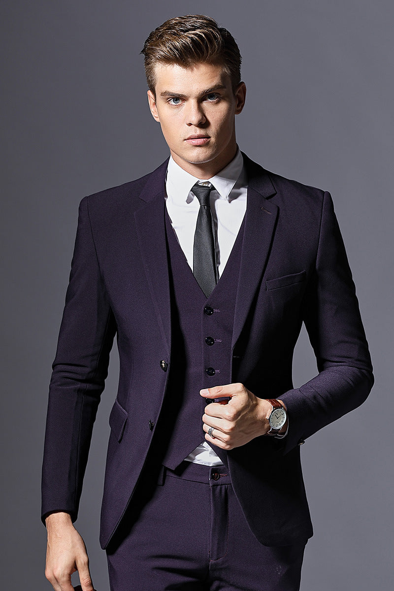 George – Classic Men's Suits in Vegan Material