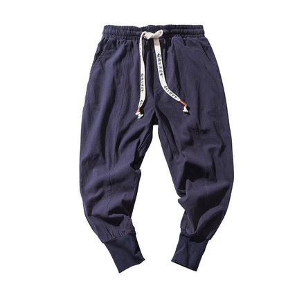 Nigel – Men's Cotton and Linen Harem Pants