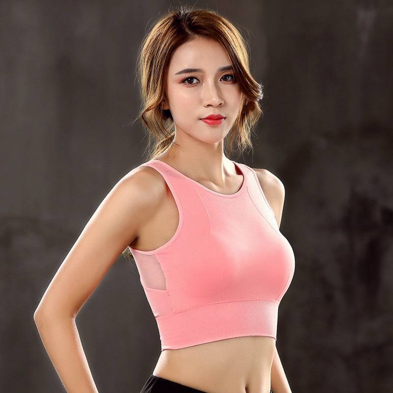 Melanie – Breathable Mesh Sports Bra for Women