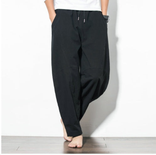 Victoria – Relaxed Ethnic Style Cotton and Linen Harem Pants