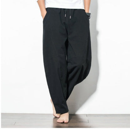 Victoria – Relaxed Ethnic Style Cotton and Linen Harem Pants