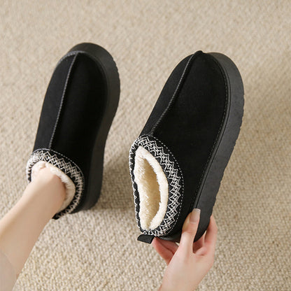 Lydia – Fluffy Women's Slippers with Thick Sole