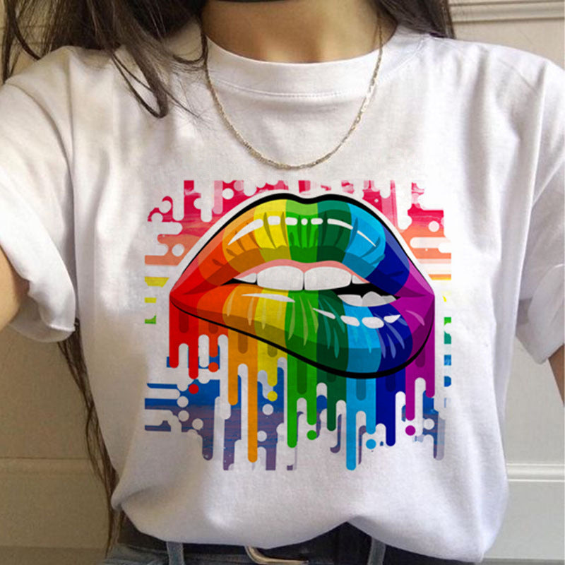 Heather – Rainbow Women's Short Sleeve T-Shirt