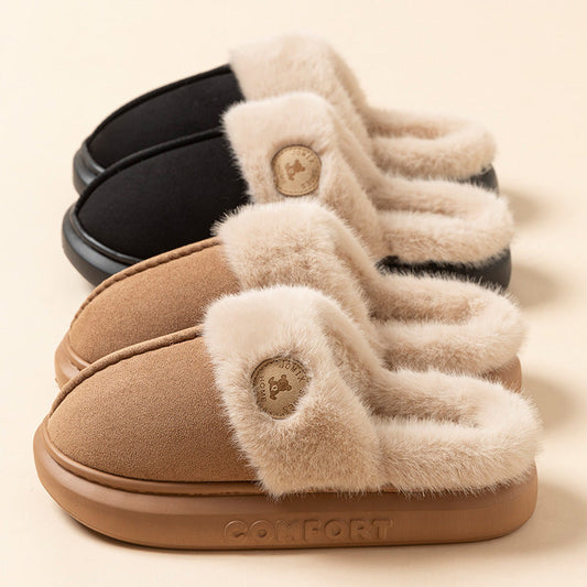 Andrea – Cozy Winter Slippers with Thick Soles