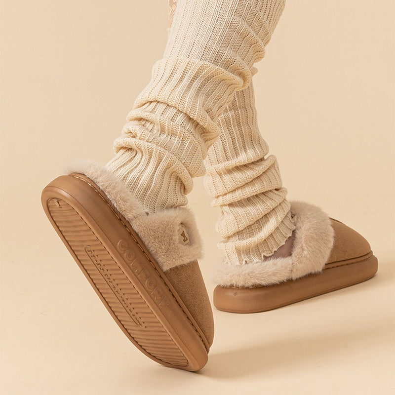 Andrea – Cozy Winter Slippers with Thick Soles