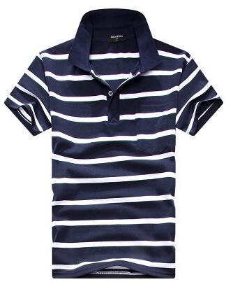 Damon – Striped Men's Polo Shirt