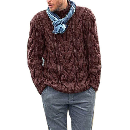 Gavin – Long Men's Sweater with Padding