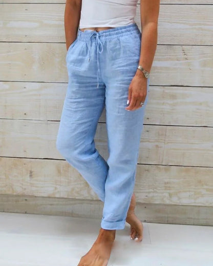 Hannah – Casual Straight Pants