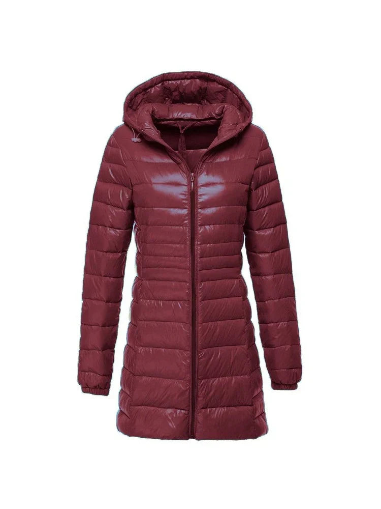 Jessie – Long Quilted Winter Coat for Women