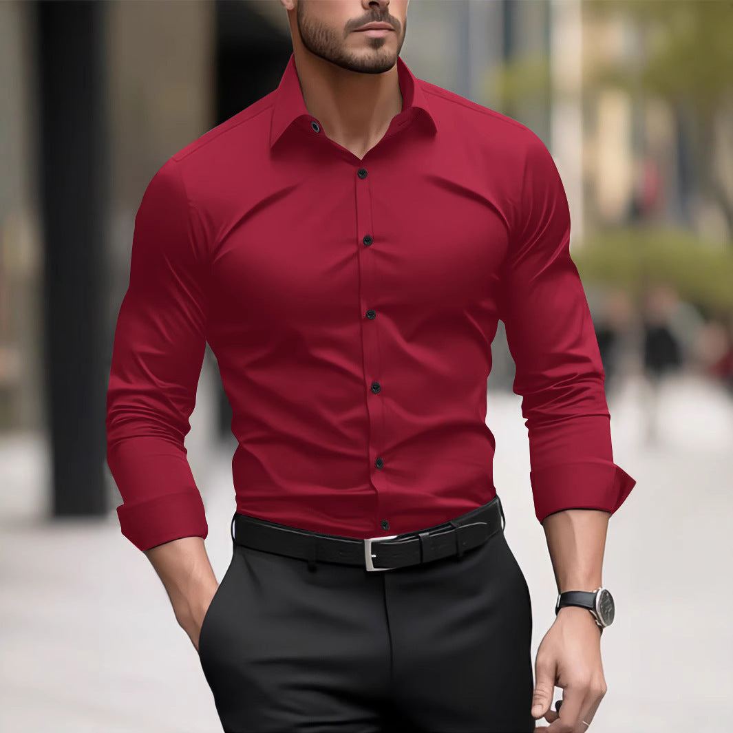 Garry – Men's Long Business-Casual Shirt