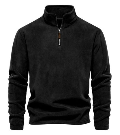 Jay – Fleece Stand Collar Zip Sweatshirt