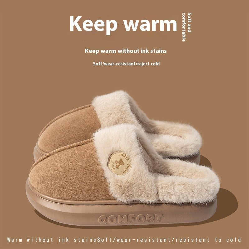 Andrea – Cozy Winter Slippers with Thick Soles