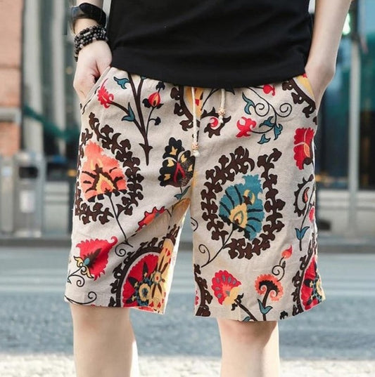 Nigel – Men's Linen Beach Shorts