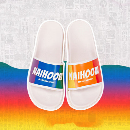 Caroline – Rainbow Plastic Sandals