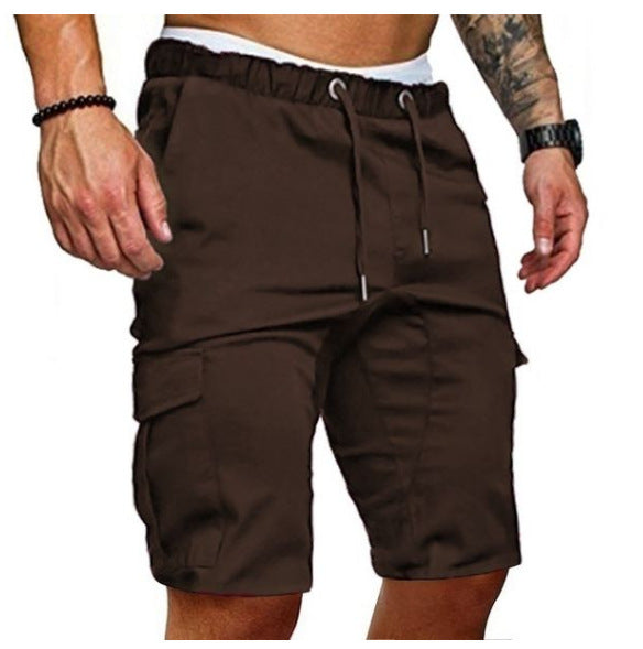 Howard – Slim Elastic Men's Cropped Shorts