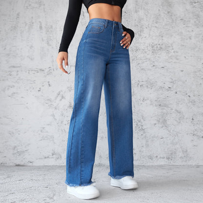 Holly – High-Waisted Straight-Leg Women's Jeans