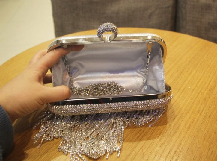 Abigail – Handbag with Fringe and Rhinestones for Women