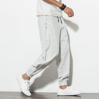 Vincent – Comfortable Oversized Harem Pants in Breathable Cotton and Linen