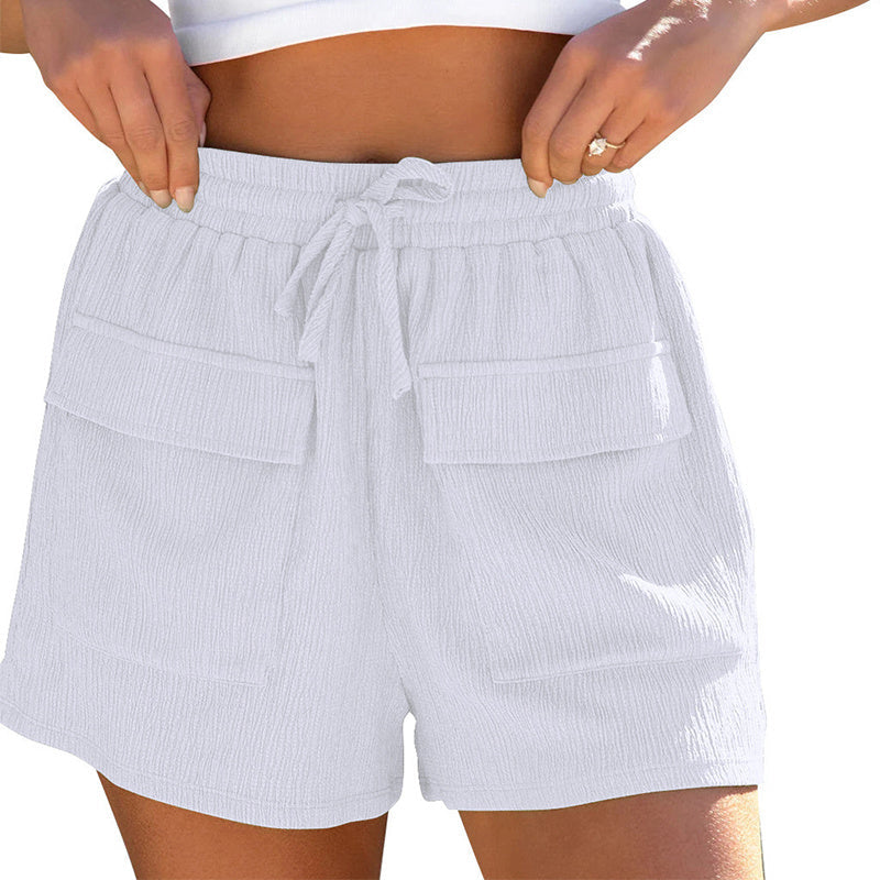 Robyn – Women's Summer Drawstring Shorts with Pockets