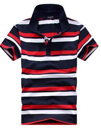 Damon – Striped Men's Polo Shirt