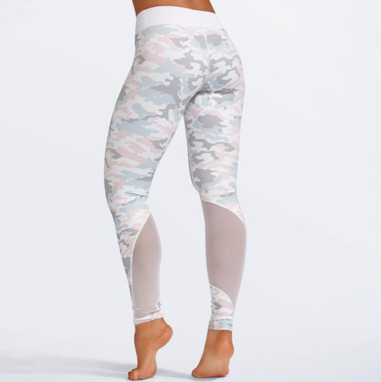 Natasha – Camouflage Print Sports Set with Mesh Bra and Fitness Leggings