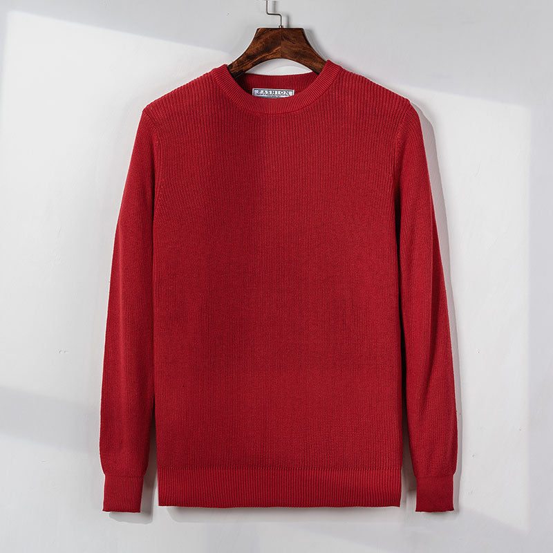 Thomas – Men's Knit Sweater with Crew Neck