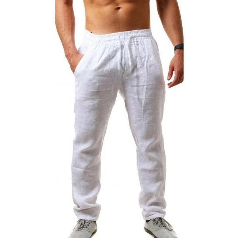 Sue – Comfortable Loose Sports Pants in Breathable Cotton and Linen