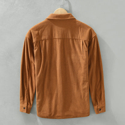 Graham – Long Sleeve Waffle Shirt in Japanese Style