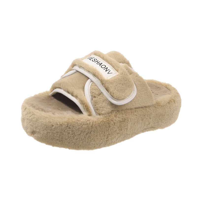 Brenda – Fashion Platform Slip-Ons with Velcro