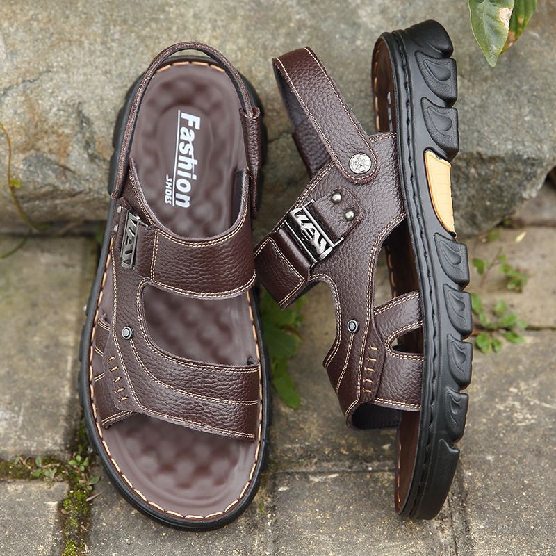 Ron – Comfortable Men's Sandals in Vegan Leather