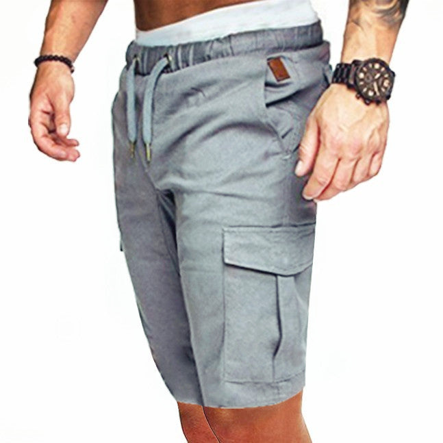 Howard – Slim Elastic Men's Cropped Shorts