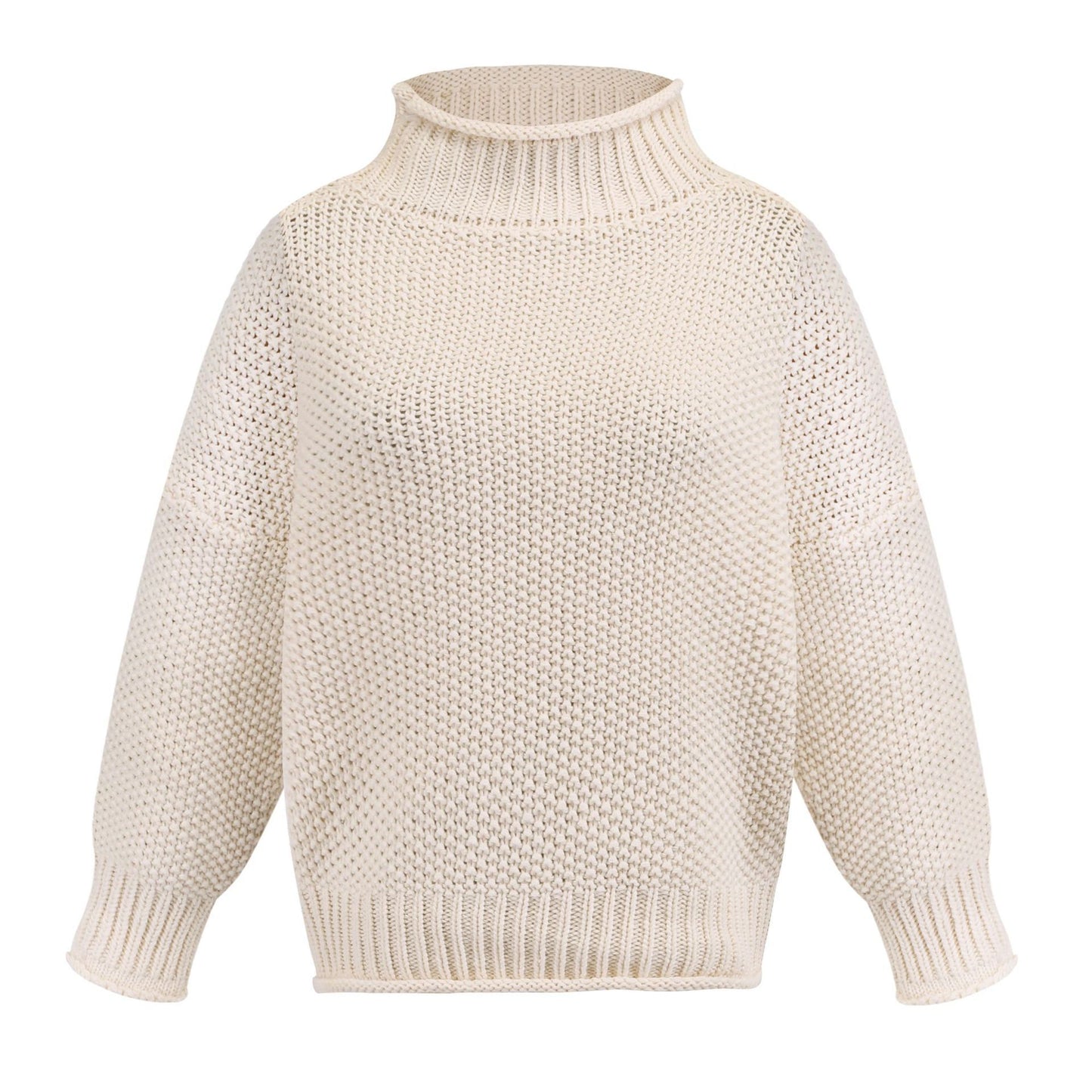 Michelle – Thick Thread Turtleneck Pullover