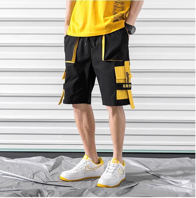 Harry – Comfortable Black Hip-Hop Shorts for Men