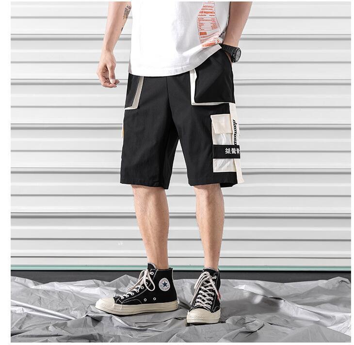 Harry – Comfortable Black Hip-Hop Shorts for Men