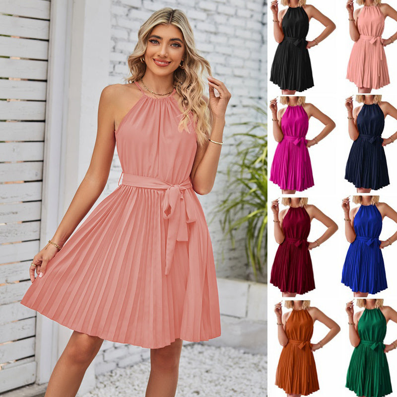 Claire – Strapless Pleated Summer Dresses