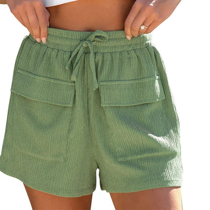 Robyn – Women's Summer Drawstring Shorts with Pockets