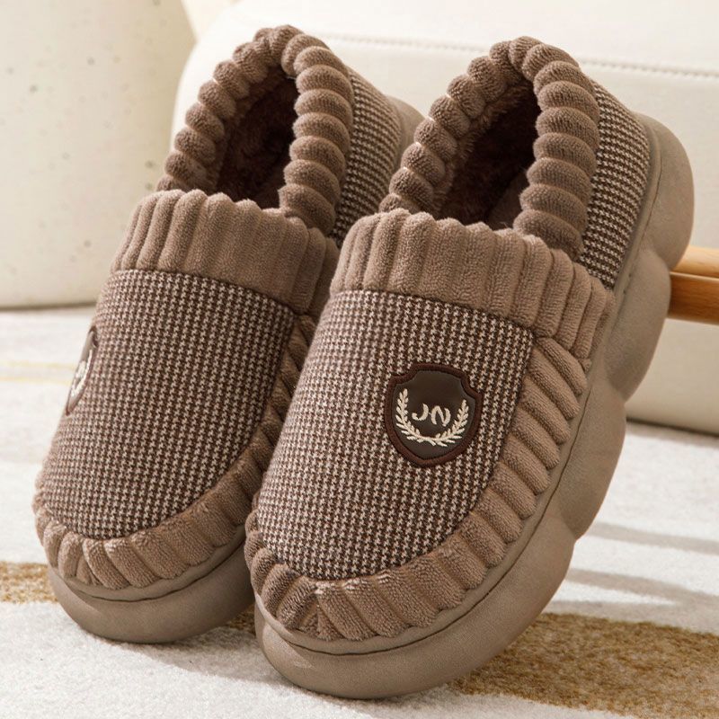 Phoebe – Plush Block Color Winter Slippers