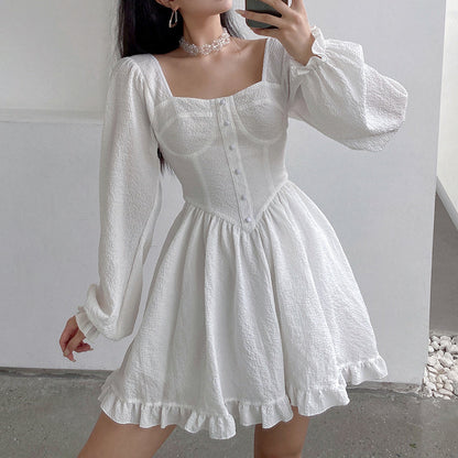 Kathleen – White Fairy Chiffon Tunic