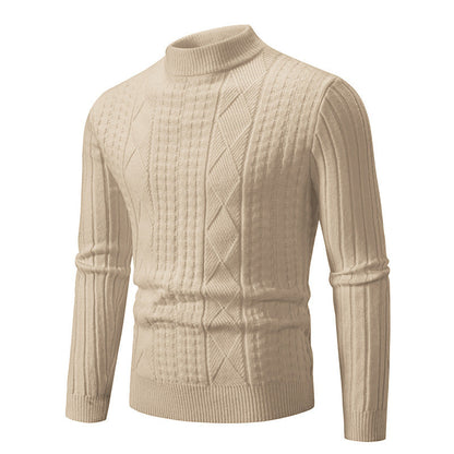 Damien – Woven Casual Pullover Sweater