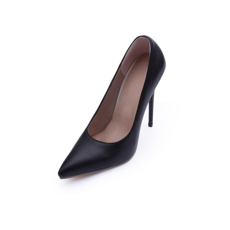 Elizabeth – Autumn Stiletto Heel Pumps with Pointed Toe