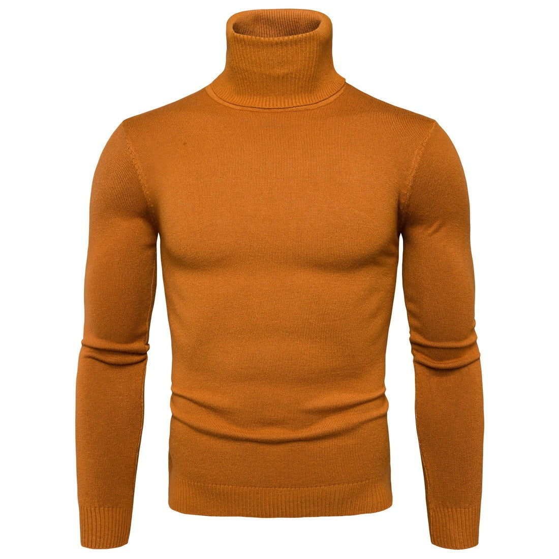 Alan – Slim Thermal Turtleneck Sweater for Men in Solid Designs