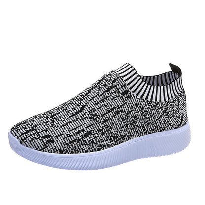 Malcolm – Striped Knit Sock Sneakers for Men