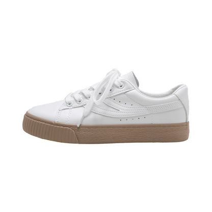 Jean – Casual Korean-Style White Sneakers for Women