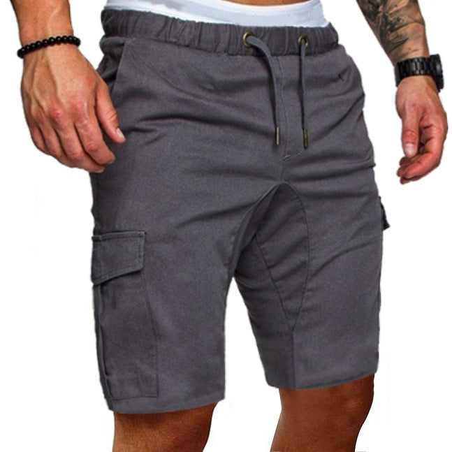 Howard – Slim Elastic Men's Cropped Shorts